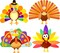 4E's Novelty Turkey Craft Kit, 4 Pcs Thanksgiving Crafts Kits for Kids, Thankful Turkey Activity, Turkeys Arts and Crafts for Ages 3+, Friends Giving Kids Craft With Designing Elegant